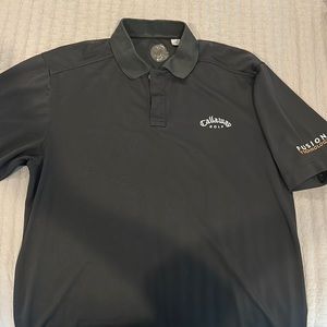 Men’s Callaway black golf shirt
